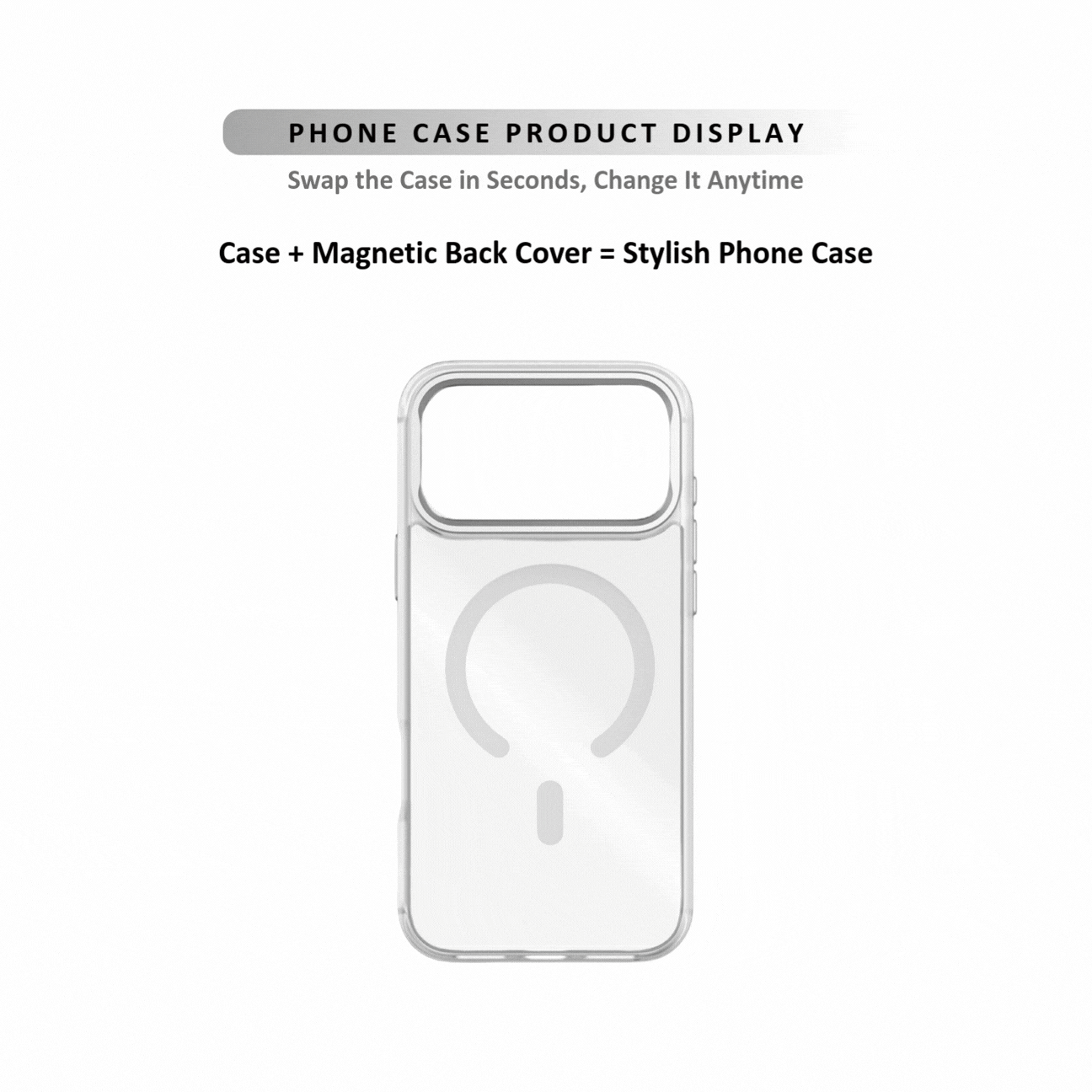 MagSnap magnetic phone case with fish lover cat playful artwork
