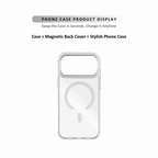 MagSnap magnetic phone case with Parisian Cat-fé designer artwork