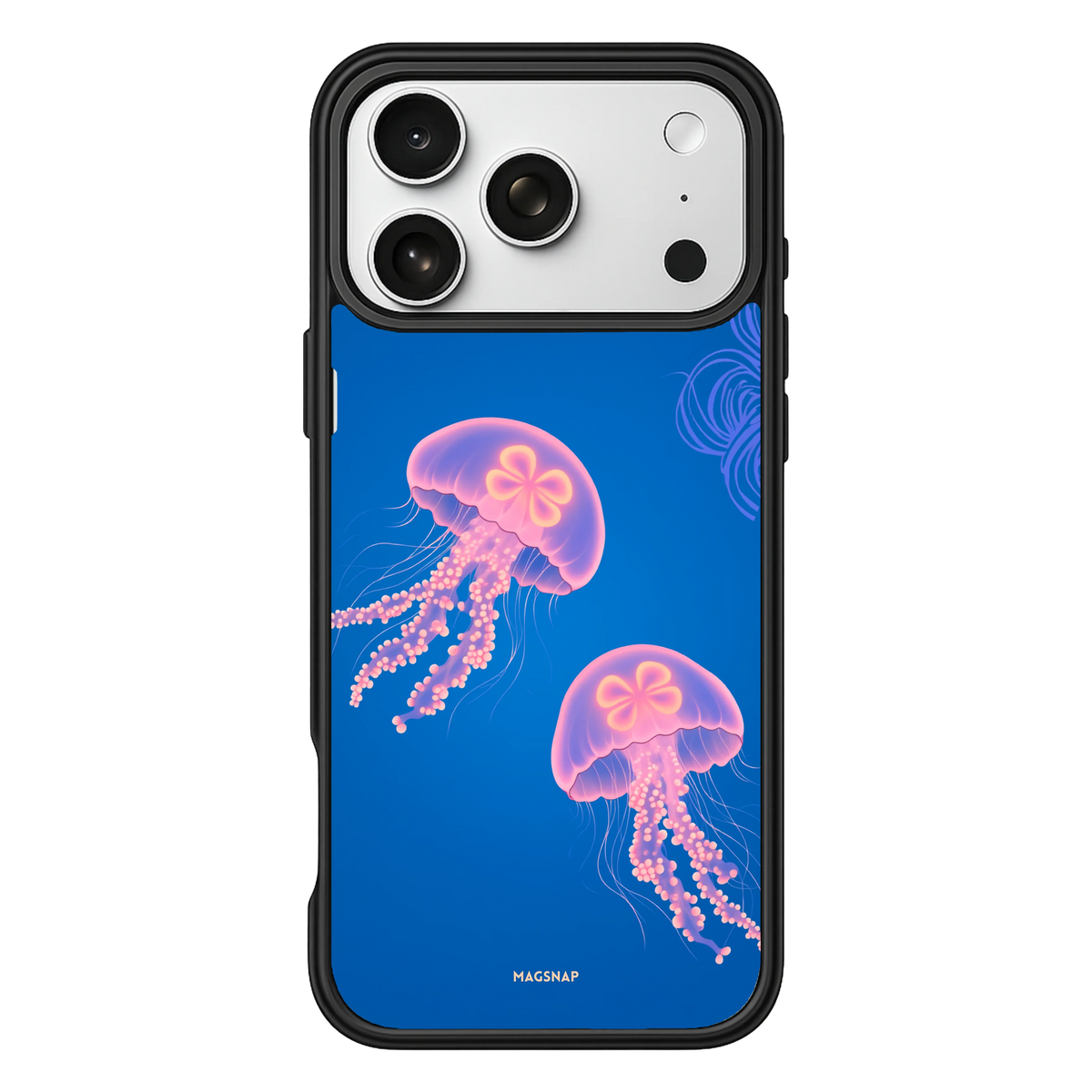 Blue Jellyfish – Black Case display