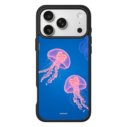 Blue Jellyfish – Black Case display