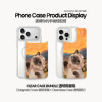 Golden Hour Cat – Clear Case Bundle option image