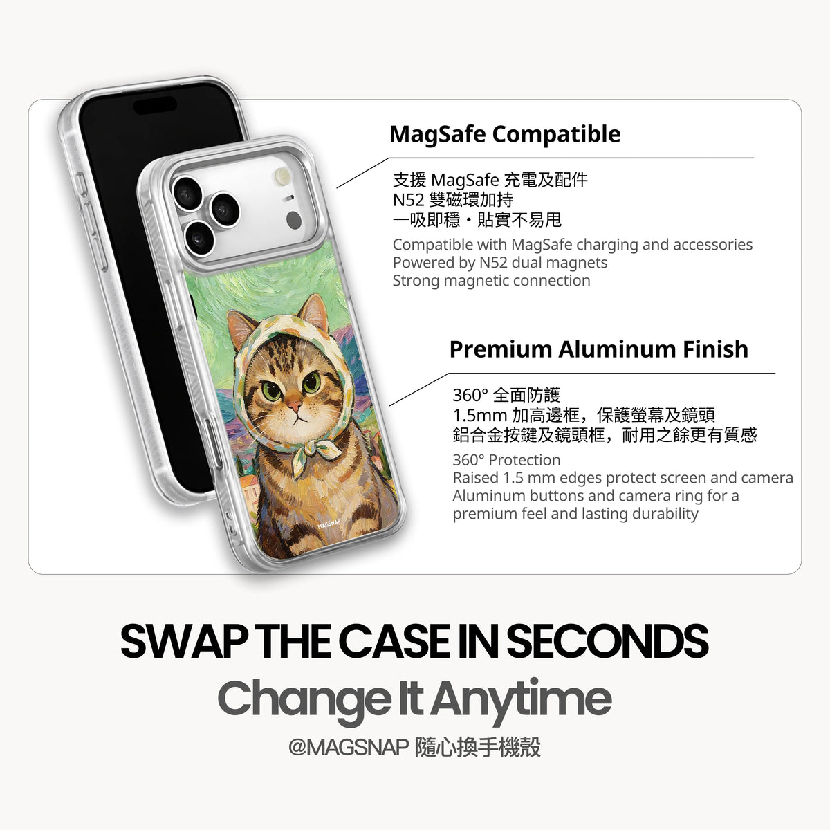 Verdant Orchard Cat – Product features