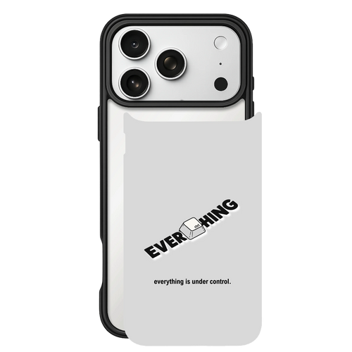 Everything Is Under Control – iPhone 17 Black Case split view