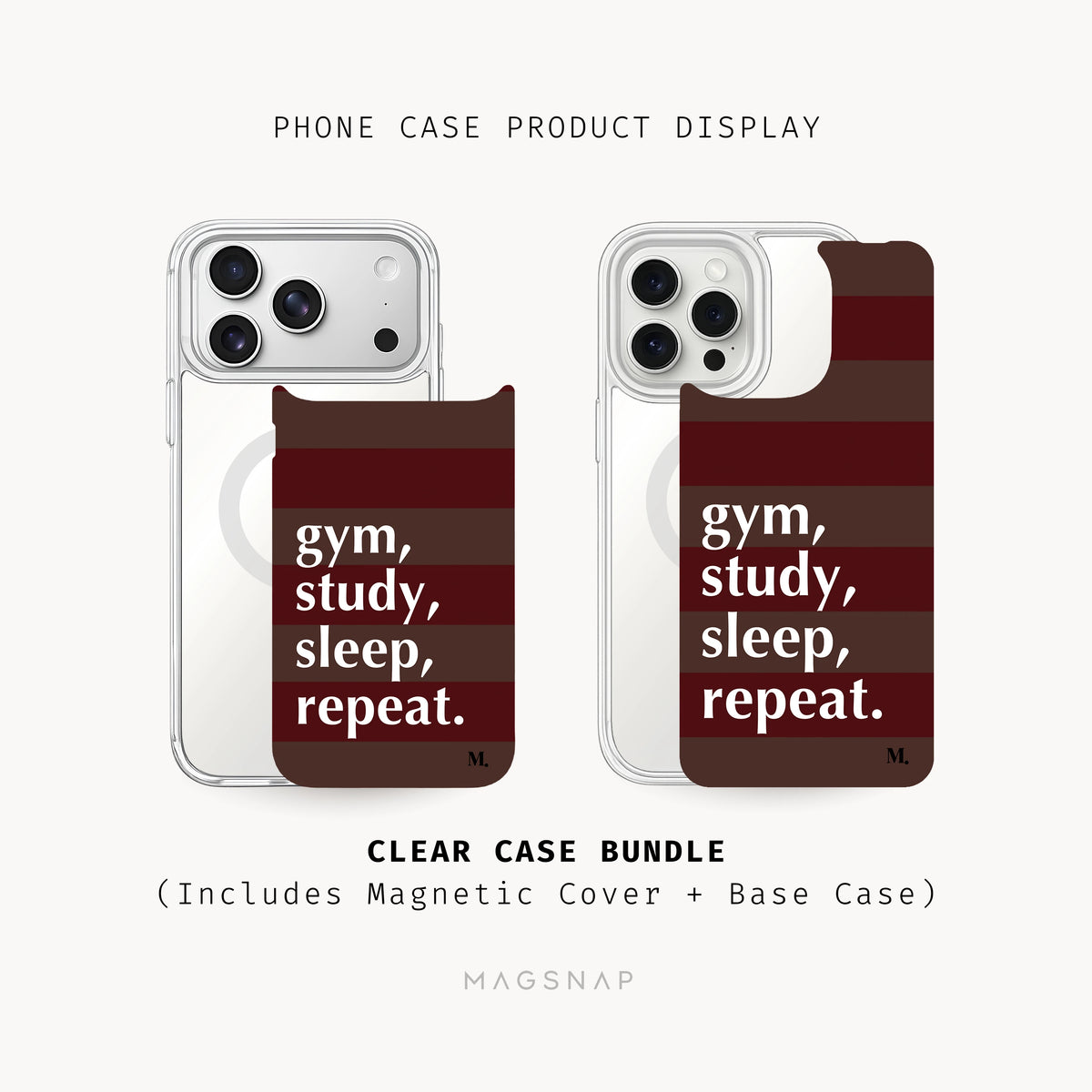 Life on Repeat Stripe (Wine Truffle) product image 7