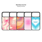 MagSnap magnetic phone case bundle with pastel aura gradient backplates