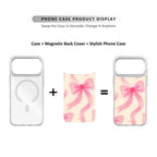 MagSnap magnetic phone case bundle with pastel aura gradient backplates