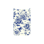 MagSnap magnetic phone case with azure blue floral botanical artwork