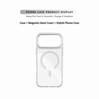MagSnap magnetic phone case with I AM GLOWING affirmation quote design