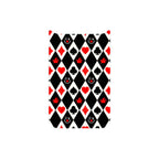 MagSnap magnetic phone case with black harlequin geometric checker pattern