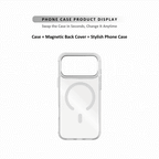 MagSnap magnetic phone case with rose sky dreamy cat artwork