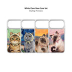 MagSnap magnetic phone case bundle with art gallery cat illustration designs