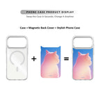 MagSnap magnetic phone case bundle with gradient cat aura silhouette backplates
