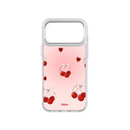 MagSnap magnetic phone case with cherry sweetheart cute romantic artwork