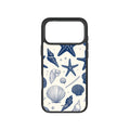 MagSnap magnetic phone case with deep sea shells and coastal ocean artwork