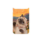 MagSnap magnetic phone case with golden hour warm cat artwork