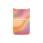 MagSnap magnetic phone case with GOOD ENERGY ONLY positive quote artwork