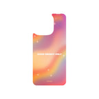 MagSnap magnetic phone case with GOOD ENERGY ONLY positive quote artwork