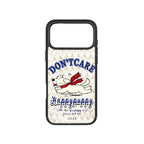 MagSnap magnetic phone case with playful puppy doodle quote artwork