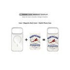 MagSnap magnetic phone case with playful puppy doodle quote artwork