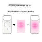 MagSnap magnetic phone case with I AM GLOWING affirmation quote design
