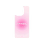 MagSnap magnetic phone case with I AM GLOWING affirmation quote design