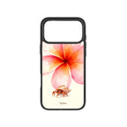 MagSnap magnetic phone case with soft island flower and beach shell artwork