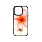 MagSnap magnetic phone case with soft island flower and beach shell artwork