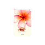 MagSnap magnetic phone case with soft island flower and beach shell artwork