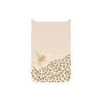 MagSnap magnetic phone case with leopard print and cream flower design
