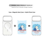 MagSnap magnetic phone case with playful kitten cute cat artwork