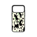 MagSnap magnetic phone case with lucky black cat charm artwork