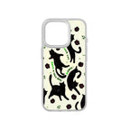 MagSnap magnetic phone case with lucky black cat charm artwork