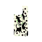 MagSnap magnetic phone case with lucky black cat charm artwork