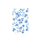 MagSnap magnetic phone case with delicate blue floral porcelain-style artwork