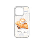 MagSnap magnetic phone case with cozy morning ritual coffee-inspired artwork