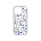MagSnap magnetic phone case with pastel bunny garden cute artwork