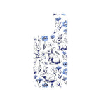 MagSnap magnetic phone case with pastel bunny garden cute artwork