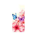 MagSnap magnetic phone case with soft summer butterfly and floral garden artwork
