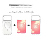 MagSnap magnetic phone case with Take a Breath mindfulness quote design