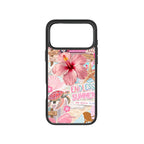 MagSnap magnetic phone case with tropical paradise resort-inspired artwork