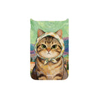 MagSnap magnetic phone case with verdant orchard cat botanical artwork